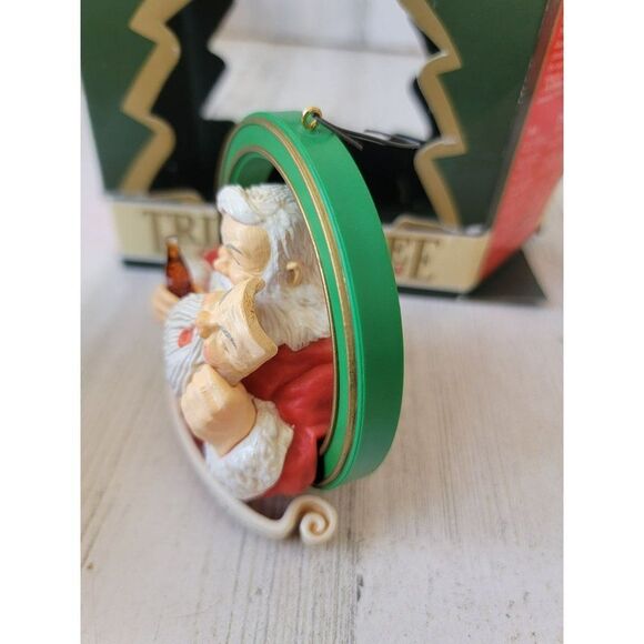Coca-Cola trim a tree 1933 Away With A Tired Thirsty Face ornament Xmas - Picture 5 of 7